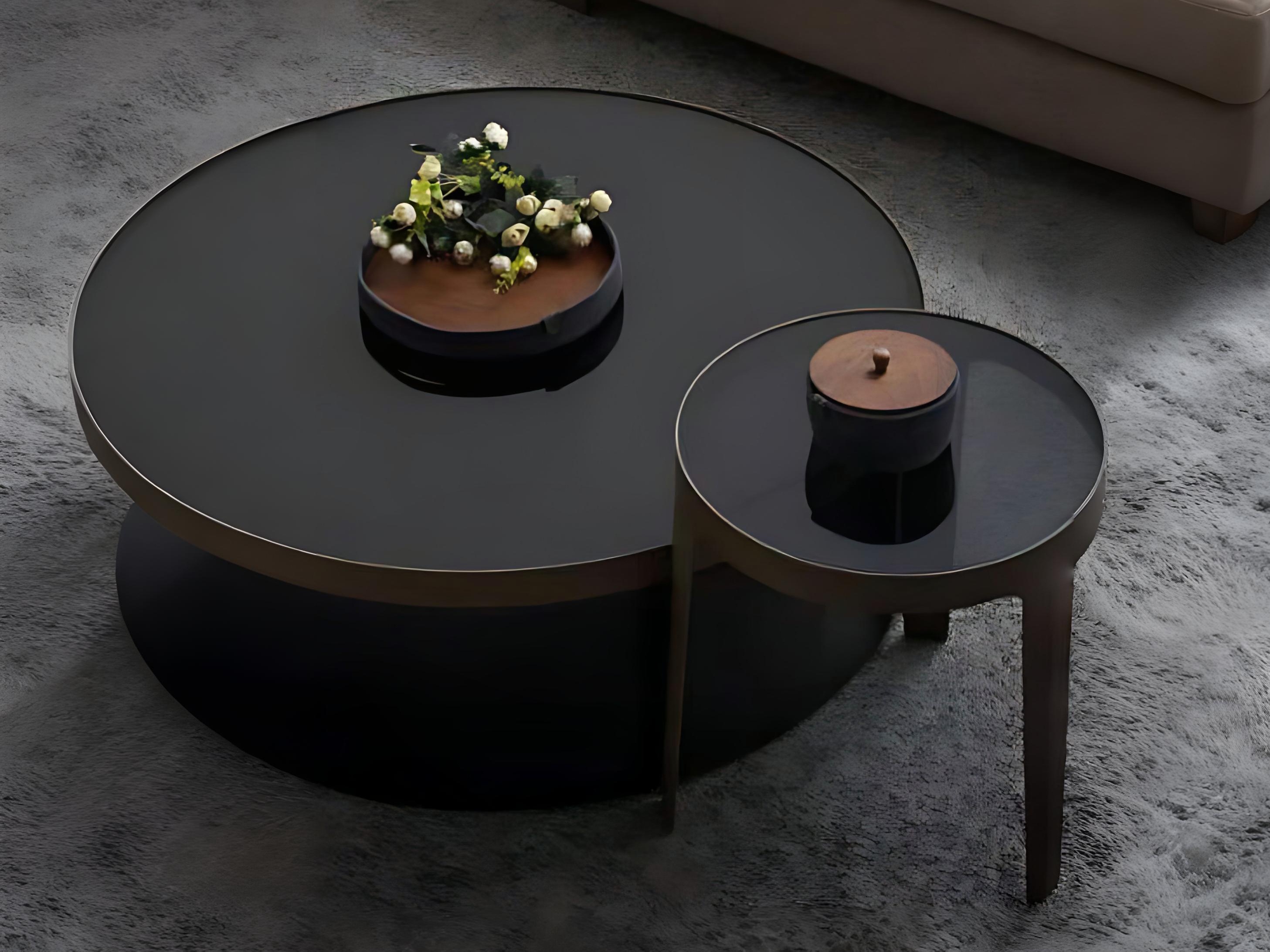 میز جلومبلی وعسلی مدل صفحه شیشه ای کد۱۴۰۳